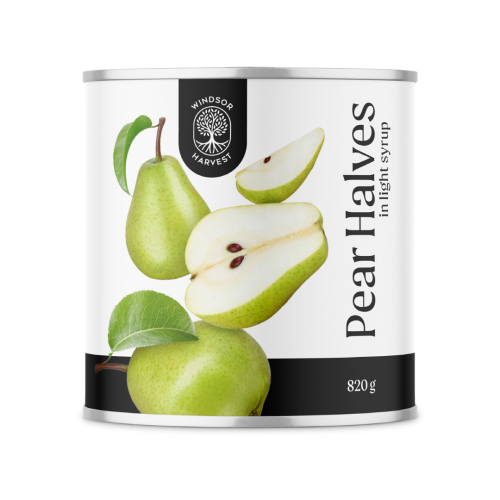 Windsor Harvest Pear Halves in Syrup 820g